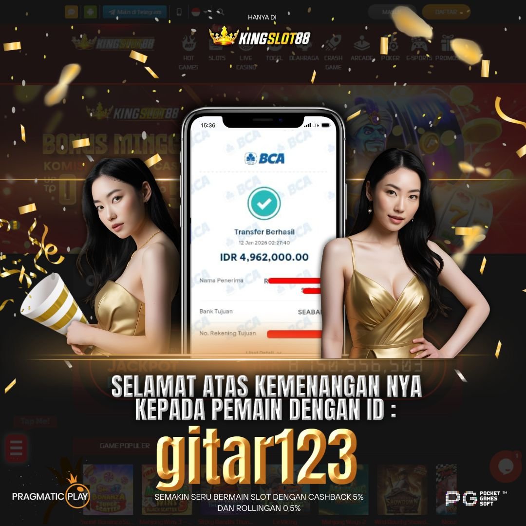 SELAMAT ATAS KEMENANGANNYA UNTUK ID :gitar123